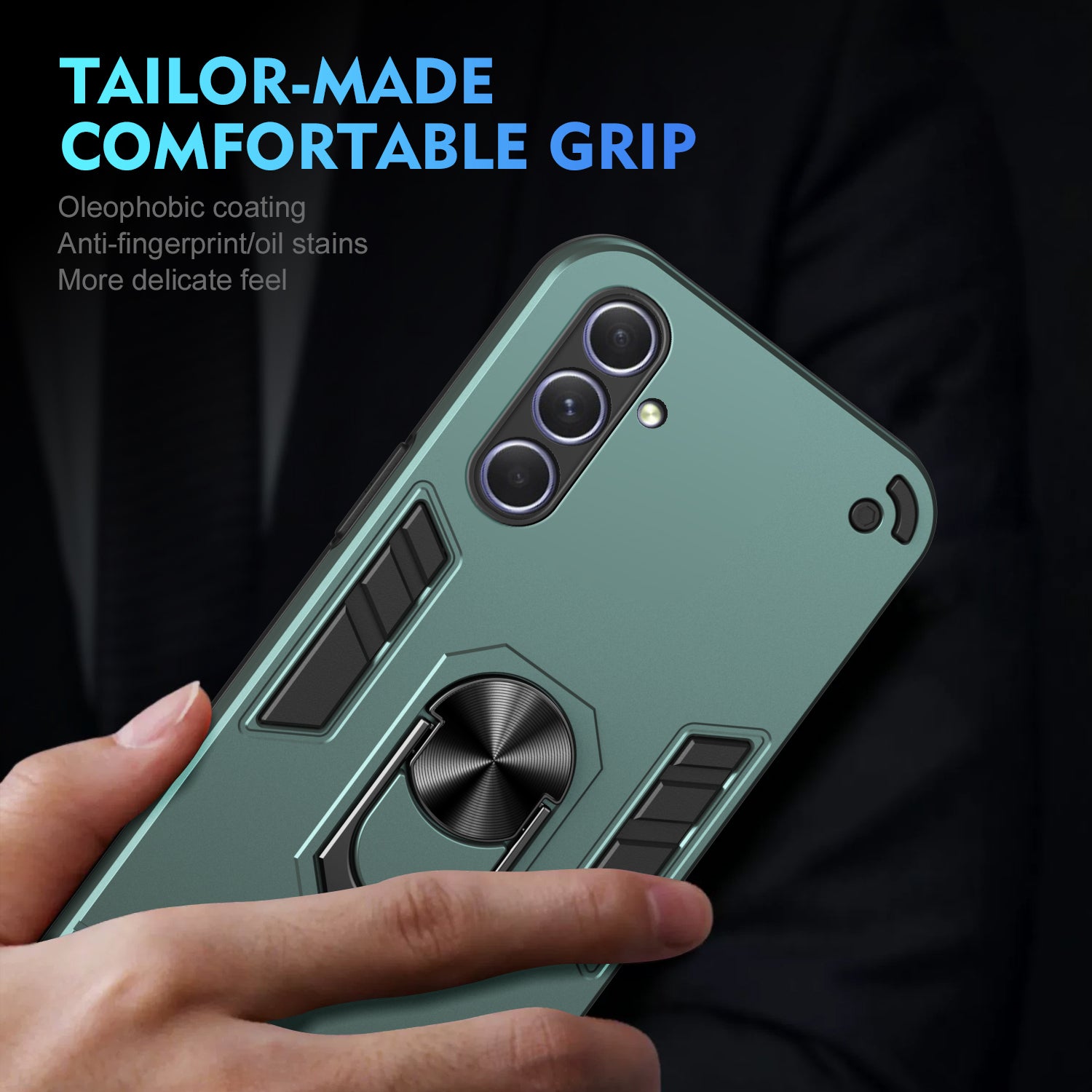 For Samsung Galaxy A25 5G (Global) (161.0 x 76.5 x 8.3mm) Case Kickstand Car Mount Phone Case For Samsung Galaxy A25 5G (Global) (161.0 x 76.5 x 8.3mm) Case Kickstand Car Mount Phone Case